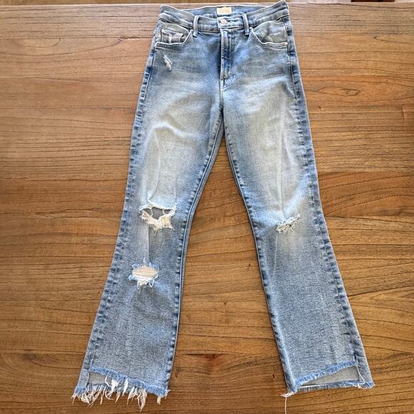 MOTHER Denim - Mother The Insider Crop Step Fray Jeans - Size 27